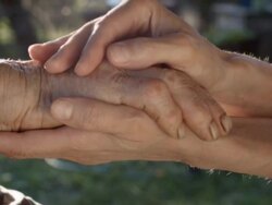Holding Hands Stock Footage