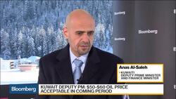 Kuwait's Al-Saleh: $50-$60 Is Acceptable for Oil News Clip