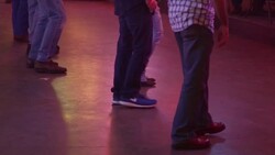 Country Bar Dancing Stock Footage