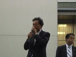 CLEAN: B-roll of two main contenders in Japan's election News Clip