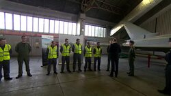 Prince William meeting RAF personnel News Clip