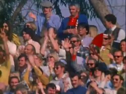 Riverside 400 Crowd Shots Stock Footage