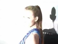 Emma Roberts at the AXE Shower Presents The World Premiere Of 'Scream 4' at Hollywood CA. (Footage by WireImage Video/GettyImages) Stock Footage