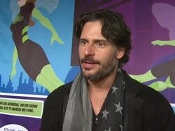 INTERVIEW: Joe Manganiello at Patron Presents The MAXIM Party Featuring Coca-Cola Zero Countdown With Paul Mitchell on 2/4/12 In Indianapolis, IN. Stock Footage