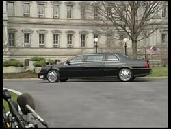 NZ PM Helen Clark arrives to meet Bush News Clip