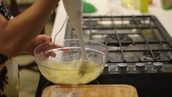 Mashing potato Stock Footage