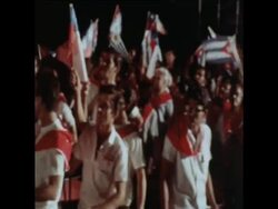 SYND 6-10-71 CASTRO ADDRESSES RALLY News Clip