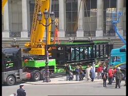 FRANCE: PARIS: EGYPTIAN PHARAOH STATUE UNVEILED AFTER FACE LIFT News Clip