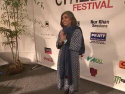 Urmi Basu at Global Citizen Festival In Central Park To End Extreme Poverty Stock Footage