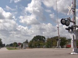Vehicles Passing Over Level Crossing News Clip