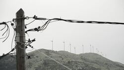 Wind farm Stock Footage
