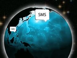 Global SMS Stock Footage