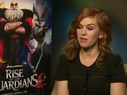 INTERVIEW: Isla Fisher on waiting up for Santa when she was younger at 'Rise of The Guardians' Interview on November 14, 2012 in London (Footage by WireImage Video/Getty Images) Stock Footage