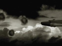 B17 Bombers Formation Stock Footage
