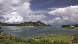 The island Stock Footage