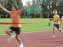 Keep-Fit-Kids Stock Footage