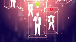 Business People and Statistics Stock Footage