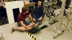 Researchers And Virginia Tech Students Prepare For DARPA Robotics Challenge Stock Footage