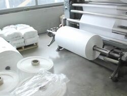 Plastic Bag Factory Stock Footage