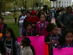 Children Join DC Rally Calling For End Of Deportation Of Immigrant Parents Stock Footage