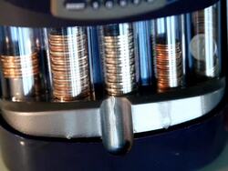 Recession: Counting Coins, Cash Stock Footage