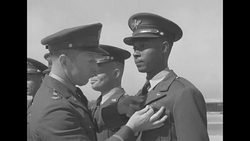Four pilots receive their wings as the first class of African-American pilots in the US Army News Clip