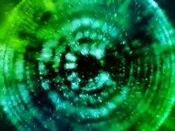 Abstract Futuristic Space Light Tunnel Stock Footage