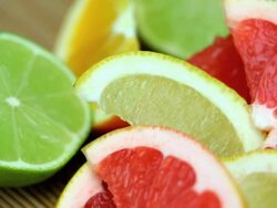 HD Fresh Citrus Fruits Dolly Shot Stock Footage