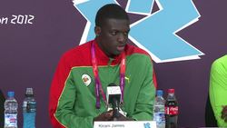 CLEAN: James: Grenada's first Olympic medal winner with 400m gold News Clip