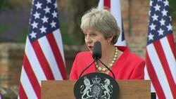 Trump on Russia pipeline to Germany, Crimea, UK PM News Clip