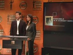 2005 Screen Actors Guild SAG Awards Nominations Announcements Stock Footage