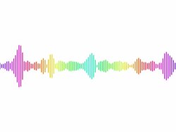 Audio Rainbow Spectrum Stock Footage