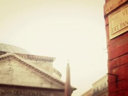 Pantheon Temple in Rome Stock Footage