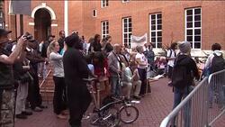 Justice for Grenfell protesters outside Kensington & Chelsea town hall News Clip