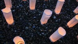 ZÅjÅ-ji Candle Night Stock Footage