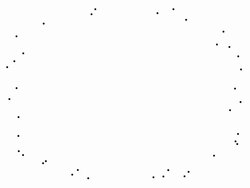 WOMAN - pure black dots (TRANSITION) Stock Footage