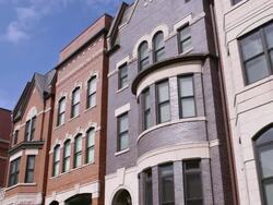 WS Prairie District apartments day Stock Footage