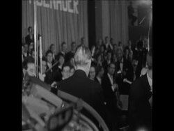 CAN 009 ADENAUER AT CHRISTIAN DEMOCRATIC PARTY RALLY IN COLOGNE News Clip