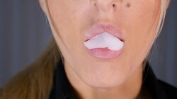 Smoking electronic cigarette Stock Footage