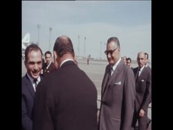 Cuts 6 2 70 KING HUSSEIN OF JORDAN VISITS CAIRO News Clip