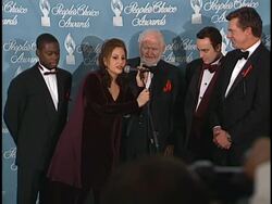 1998 People's Choice Awards arrivals and Press Room Stock Footage