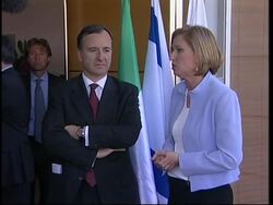 FMs Livni and Frattini give news conference News Clip