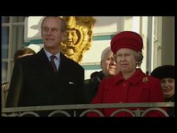Queen Elizabeth II Visits Russia News Clip