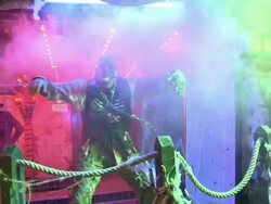 dancing man from ghost train Stock Footage