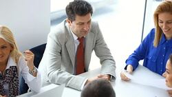 Business meeting. Stock Footage