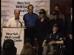 WTC burns victim released from hospital News Clip