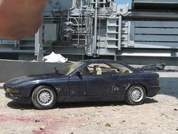 HD SLOW-MOTION: Crushing A Car Stock Footage