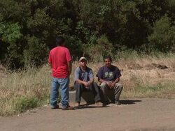 Migrants Wait For Work Stock Footage