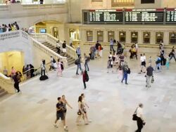 VIDEO: Grand Hall of Grand Central Terminal Stock Footage
