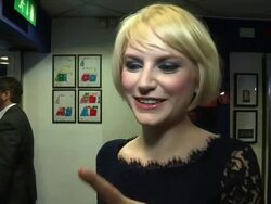 INTERVIEW: Louise Dylan on first impressions Stock Footage